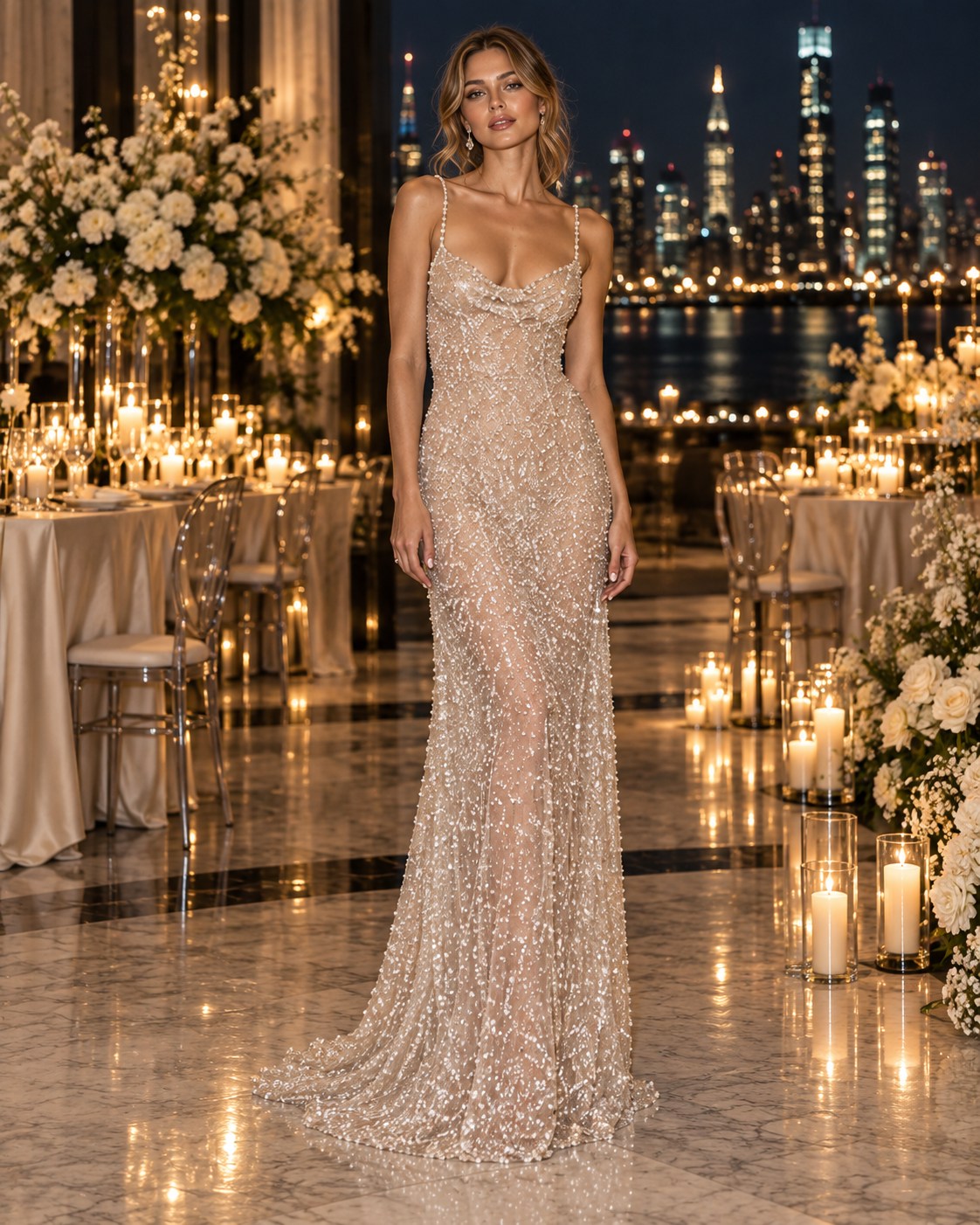 Dancing tulle: Sheer layered volume